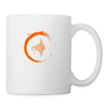 Rochen - Tasse - Weiß - Rechts