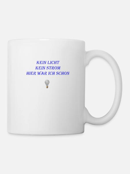 Funny construction sites saying - Mug - white