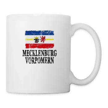 Mecklenburg-Vorpommern flag - Mug - white - Right