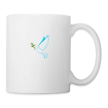 Taube des Friedens - Tasse - Weiß - Rechts