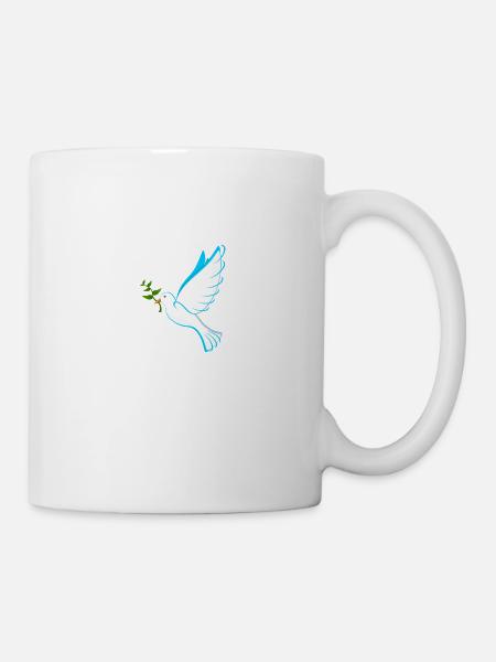 Dove of Peace - Mug - white