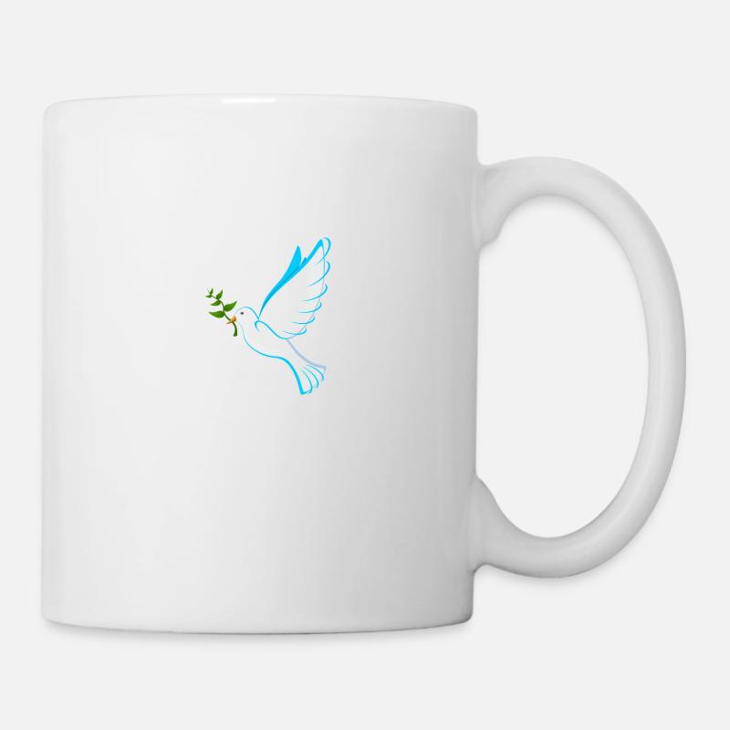 Colombe de la paix - Mug blanc - blanc