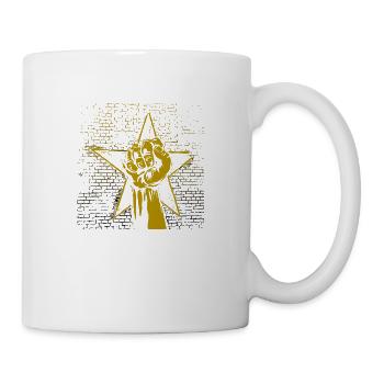 Graffiti Poing Power Streetwear Streetart cadeau - Mug blanc - blanc - Droite