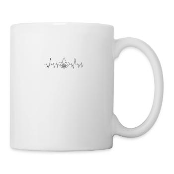 T-shirt scout • Tente de scouting • Cadeau - Mug blanc - blanc - Droite