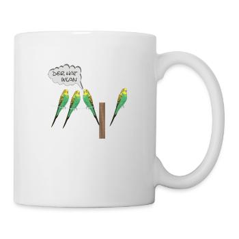 lustiges wlan - Tasse - Weiß - Rechts