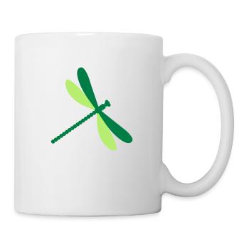 Libelle - Tasse - Weiß - Rechts