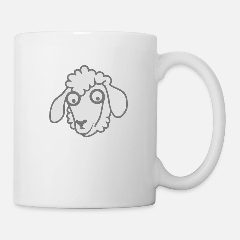 Schafe Schafe schaf oveja pecora2 - Tasse - Weiß