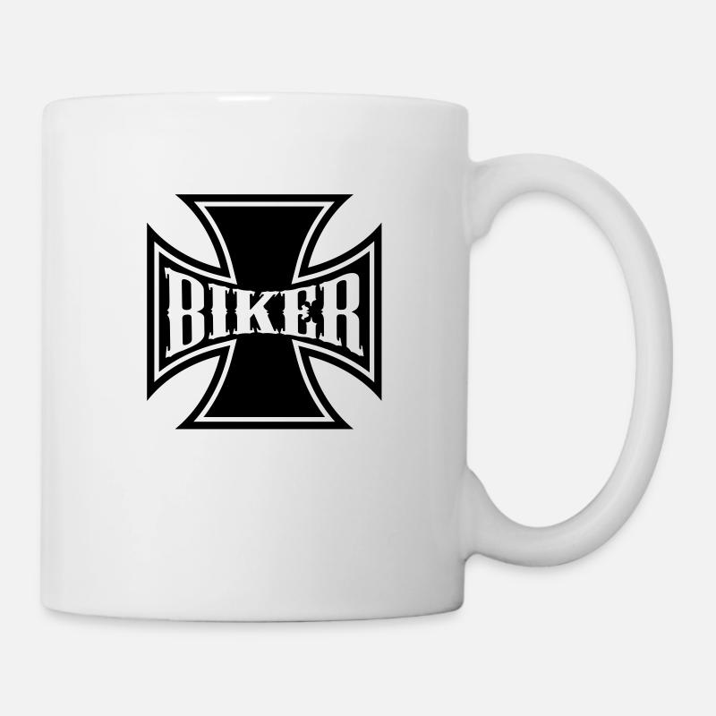 cb49_iron_biker - Mug blanc - blanc