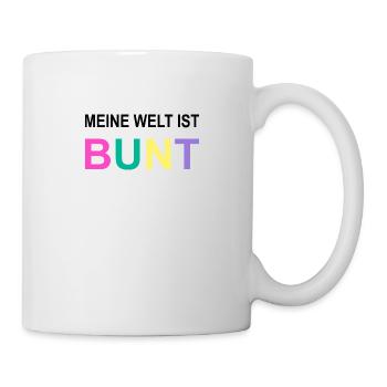 MON MONDE EST COLORÉ ! EDITION LIMITÉE - Mug blanc - blanc - Droite