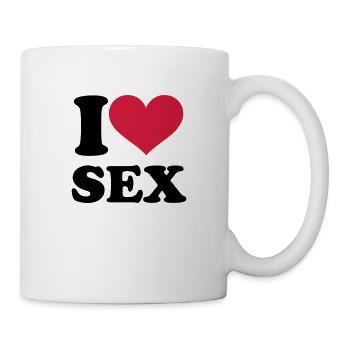 Sex - Tasse - Weiß - Rechts