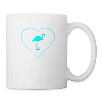 Flamingo - Mug blanc - blanc - Droite