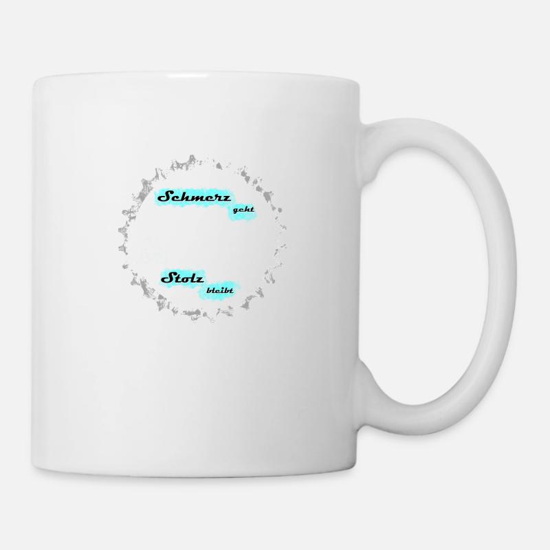 Der Stolz bleibt - Tasse - Weiß