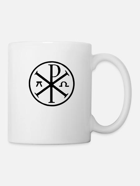 alpha omega - Mug blanc - blanc