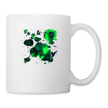 gxp psychedelic color gradient pattern WF gruen - Mug - white - Right