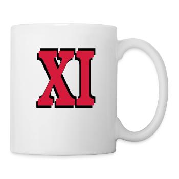 11 . Geburtstag - Tasse - Weiß - Rechts