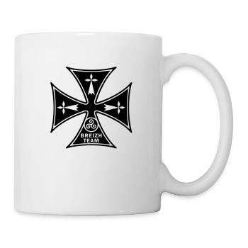 breizh hermine cross triskel - Mug - white - Right