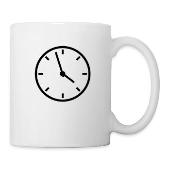 uhr_f1 - Tasse - Weiß - Rechts