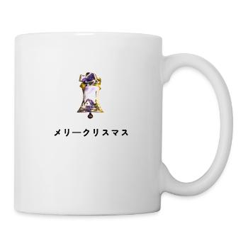 Frohe Weihnachten auf Japanisch Katakana Glocke - Tasse - Weiß - Rechts