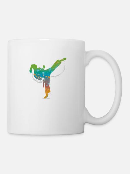 martial arts de - Tasse - Weiß