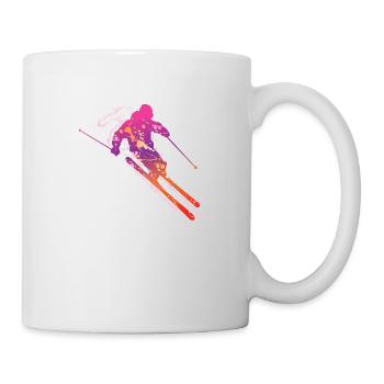 ski masculin de - Mug blanc - blanc - Droite