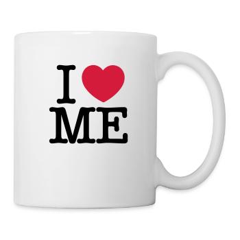 Ich liebe MICH - Tasse - Weiß - Rechts