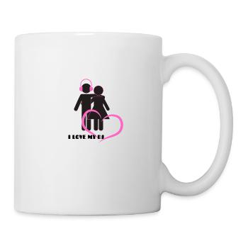 I LOVE MY DJ - Tasse - Weiß - Rechts