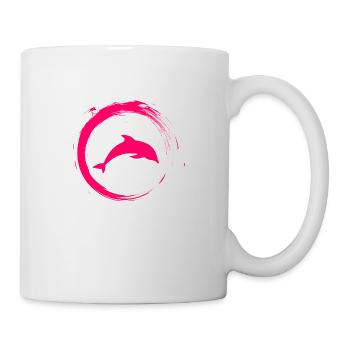 Delphin - Tasse - Weiß - Rechts