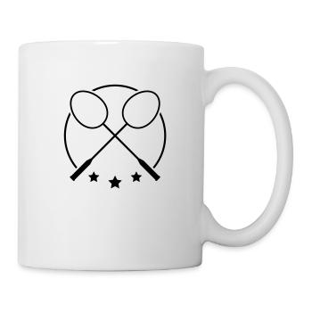 badminton_logo_ay1 - Mug - white - Right