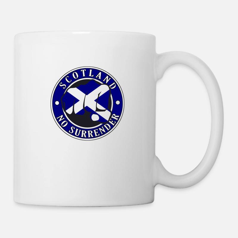 Ecosse "No Surrender" Fist - Mug blanc - blanc