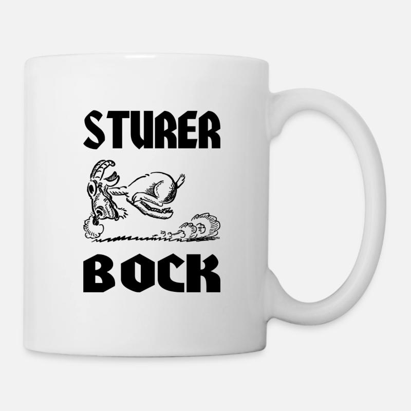 Sturer Bock - Tasse - Weiß
