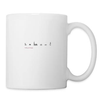 Freiburg Icons - Tasse - Weiß - Rechts