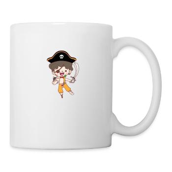 Cute Pig Hand - Tasse - Weiß - Rechts