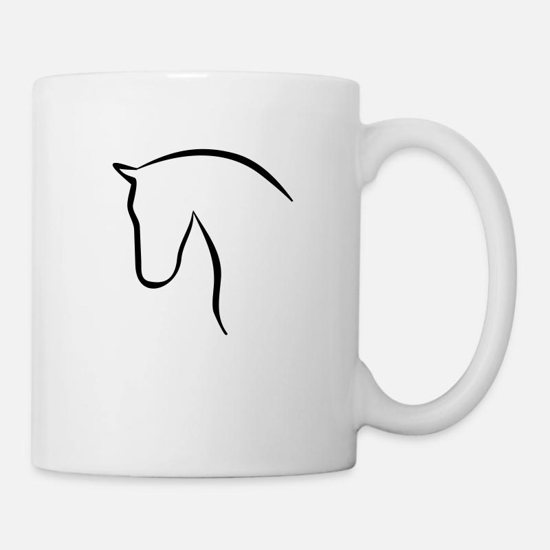 Pferd - Tasse - Weiß