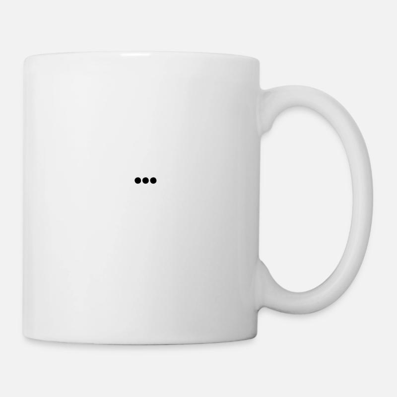 Point de point - Mug blanc - blanc