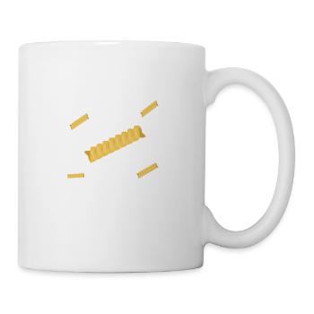 Nudeln. Tolle Geschenkidee für Nudelfans - Tasse - Weiß - Rechts