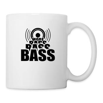 More BASS BASS Bassisten basser Bassist basser - Tasse - Weiß - Rechts