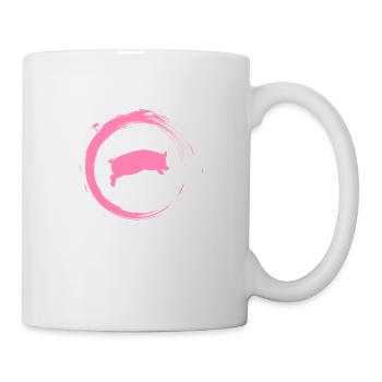porc - Mug blanc - blanc - Droite