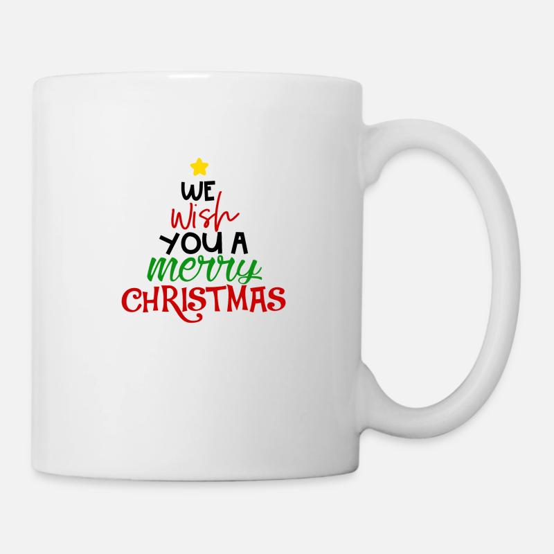 We wish you a merry christmas - Mug blanc - blanc