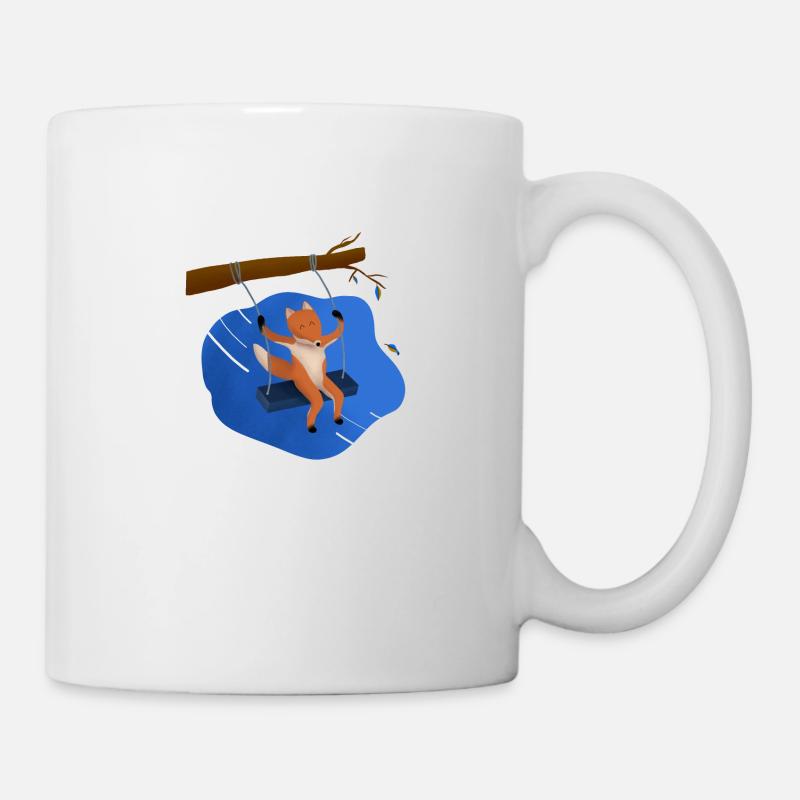 Balançoire automnale - Mug blanc - blanc