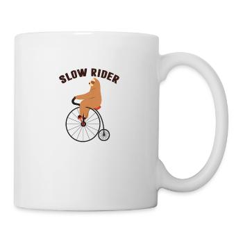 SLOW RIDER - Tasse - Weiß - Rechts