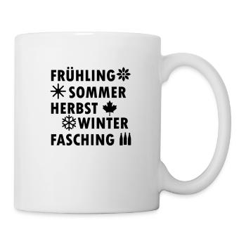 fasching - Tasse - Weiß - Rechts