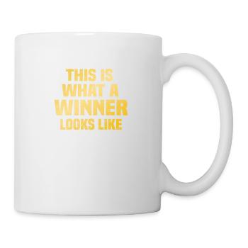 This is what a winner looks like - Mug - white - Right