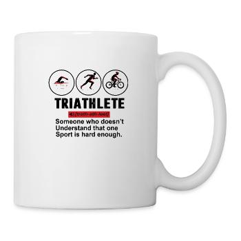 TRIATHLETE DEFINITION - Mug - white - Right