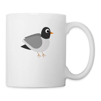 Taube - Tasse - Weiß - Rechts