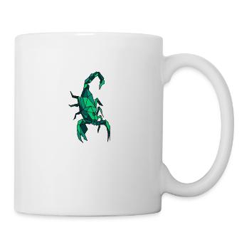 Geometric scorpion - Mug - white - Right
