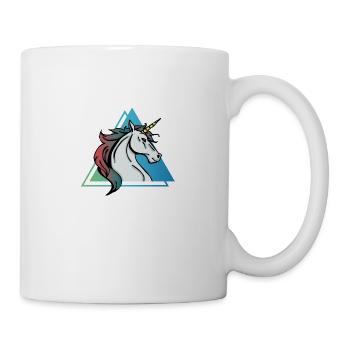 Charakteristisches Einhorn Geschenk Geburtstag - Tasse - Weiß - Rechts