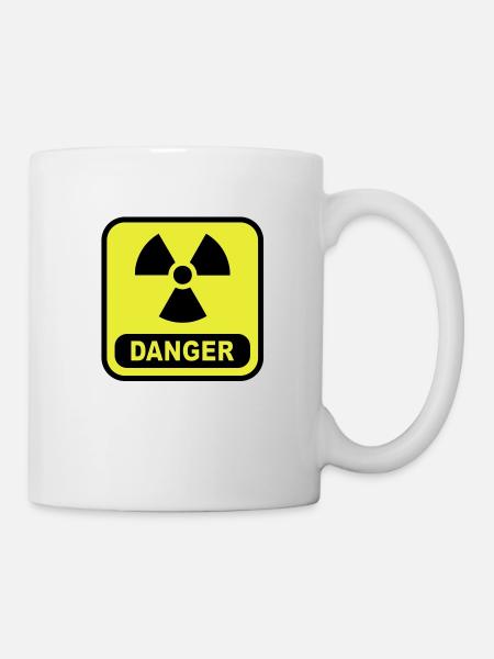 Danger atom - Mug - white