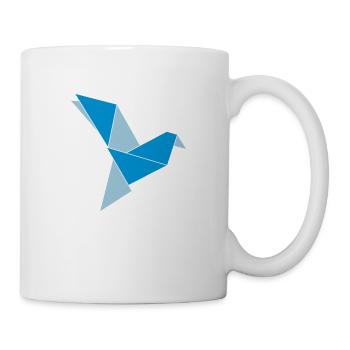 origami bird - Mug - white - Right
