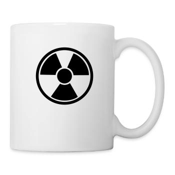 Atom kern energie nuclear - Tasse - Weiß - Rechts