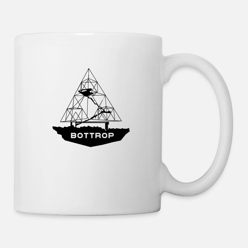 Bottrop Tetraeder - Tasse - Weiß